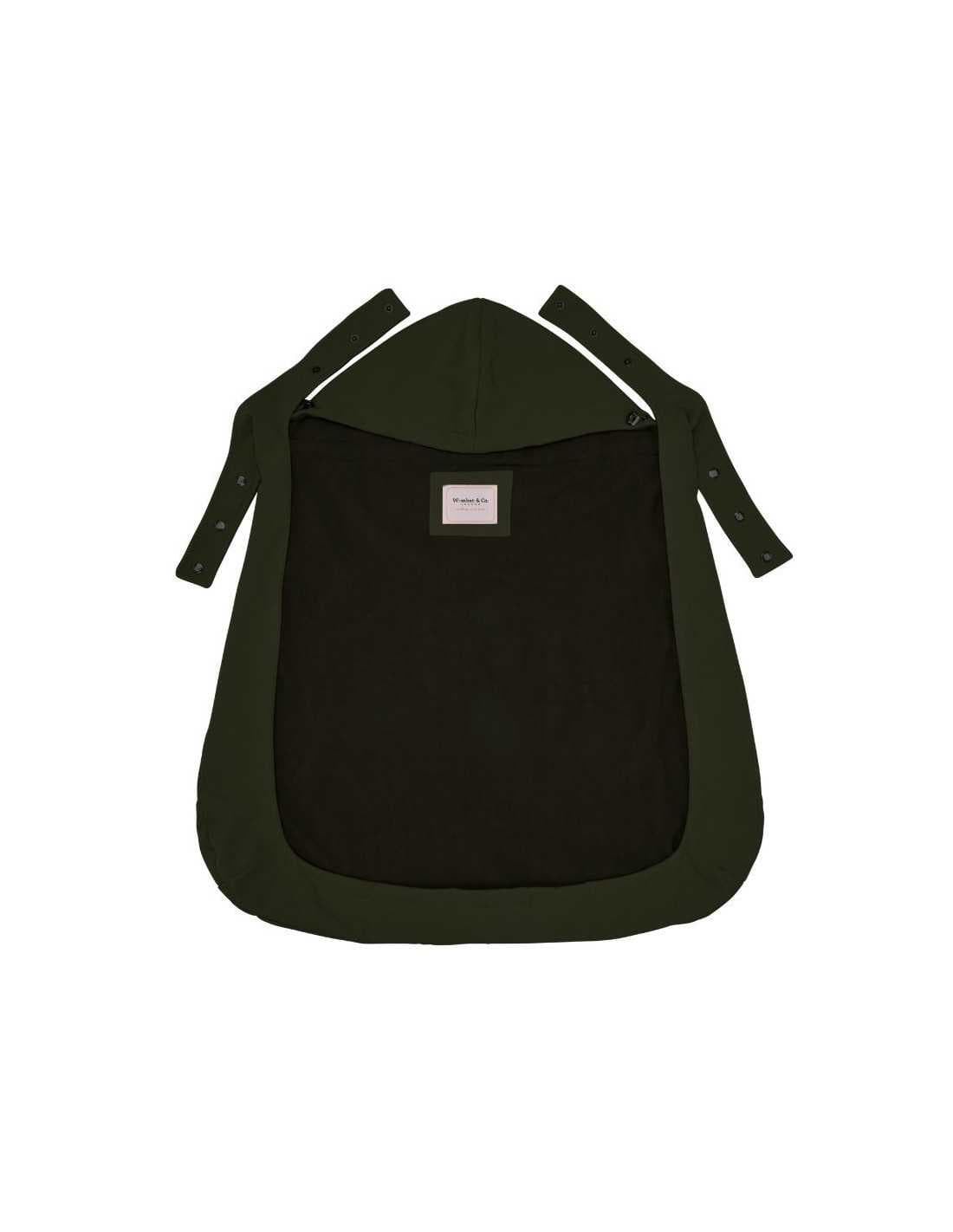 Cobertor de porteo Wombat Shell Verde - Imagen 2