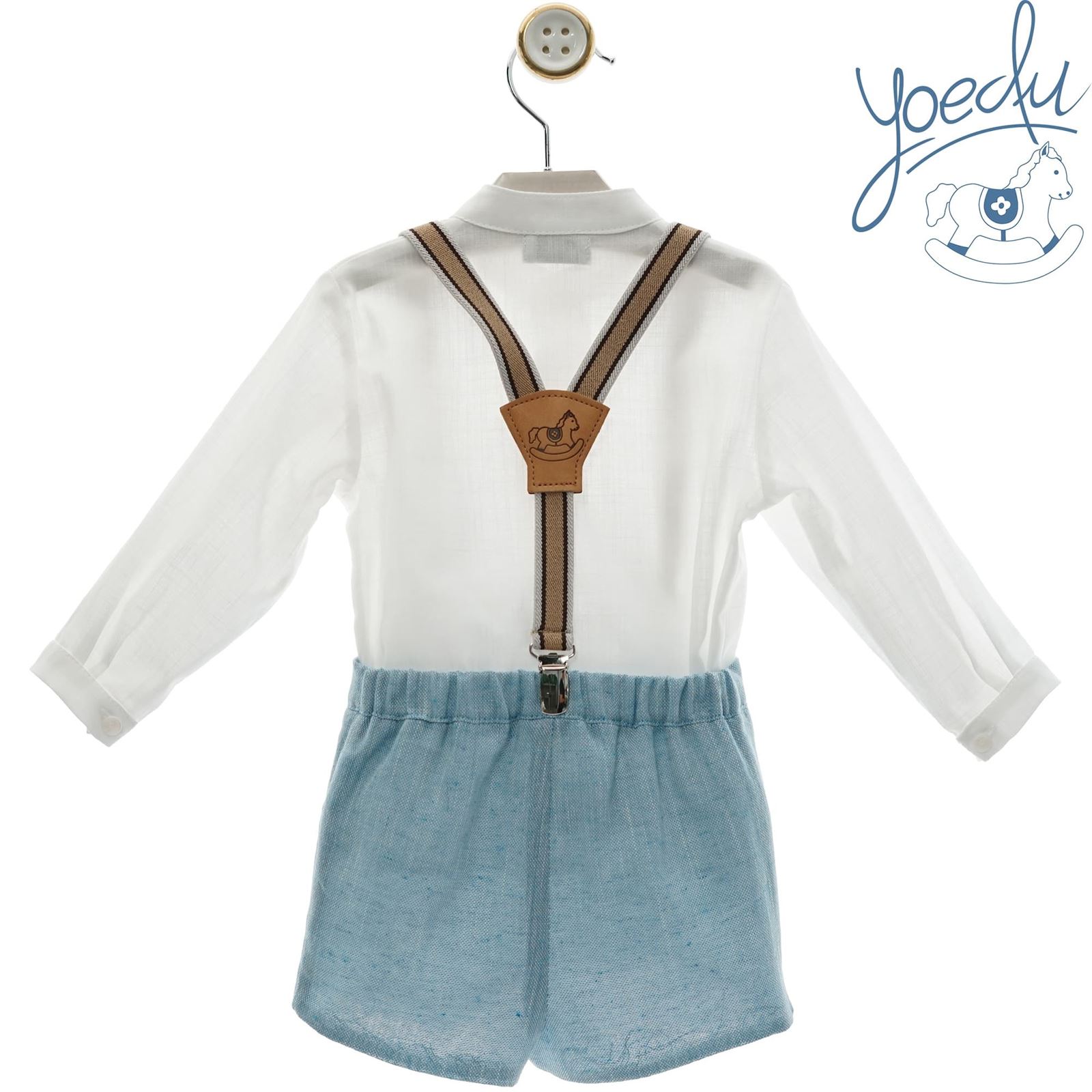 Conjunto Bebe Manga Larga Con Tirantes Art.0355 "Familia Medieval" - Imagen 2