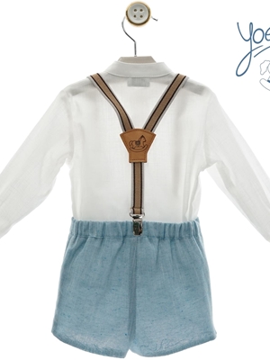 Conjunto Bebe Manga Larga Con Tirantes Art.0355 "Familia Medieval" - Imagen 2