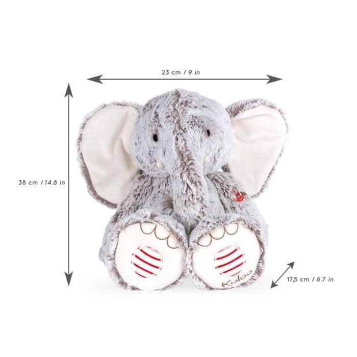 Elefante Noa Gris Prestigio 38cm - Imagen 4