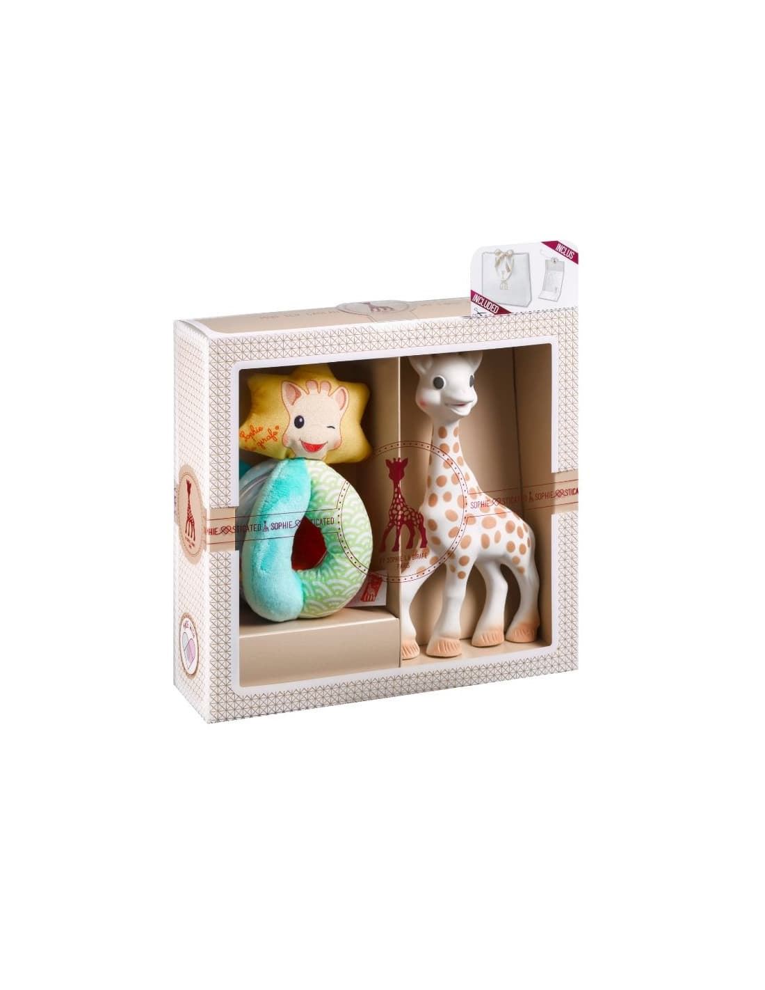 Mi primer set regalo Sophie la girafe + Sonajero Sense & Soft - Imagen 3