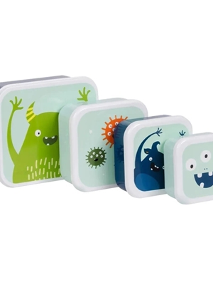 Set Primeros Pasos Fiambrera Infantil - Lunch box niños compartimientos +  Bolsa Termica Rosa
