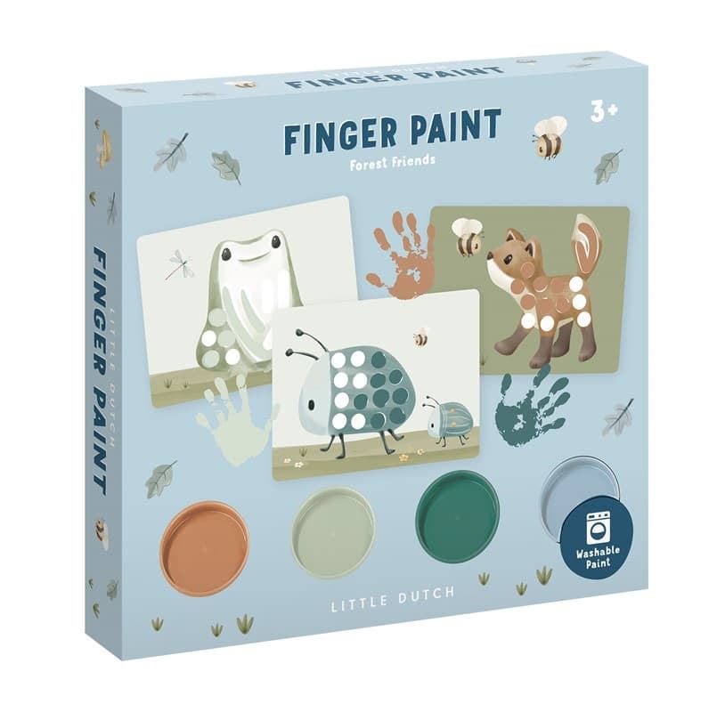 Set Pintura Dedos Forest Friends Little Dutch - Imagen 4