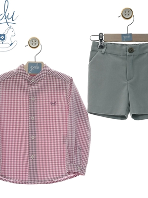 Traje Infantil Niño Pantalon Bermuda Art.1217 "Familia MerlÃn" - Imagen 2