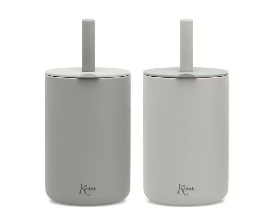 Vaso Silicona Gris 180ml 2 Piezas - Imagen 3